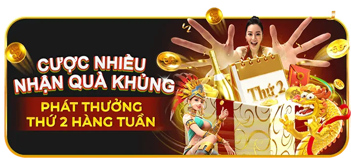 Thưởng nạp lại hàng tuần cho Nổ Hũ